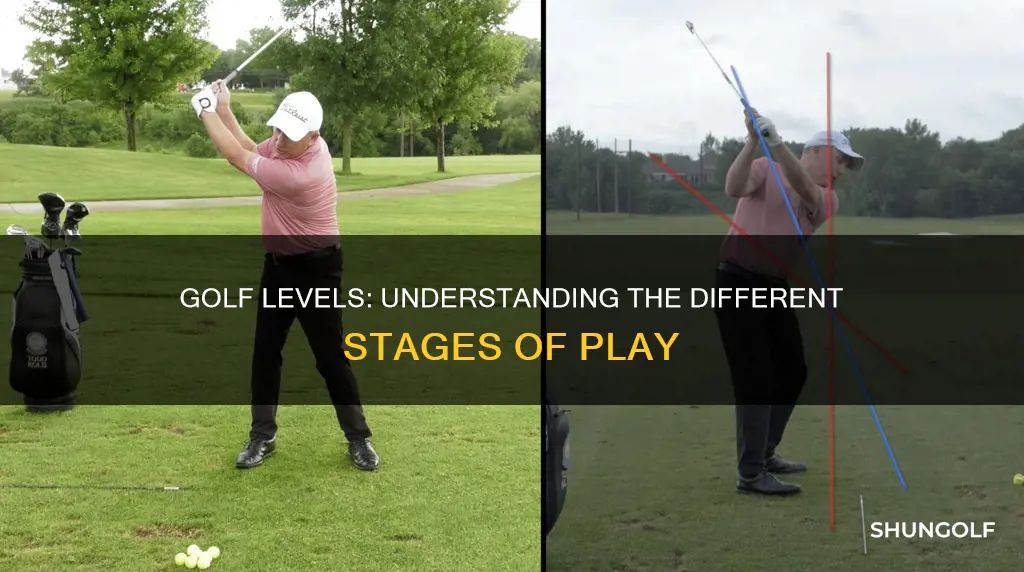 what are the levels of golf