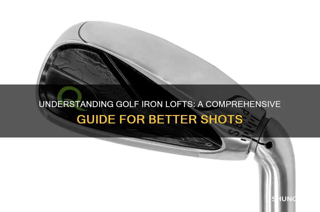 what are the lofts of golf irons