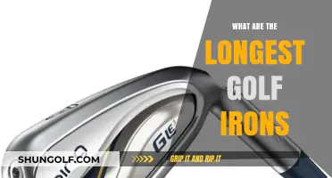 Unveiling the Longest Golf Irons for Maximum Distance and Control