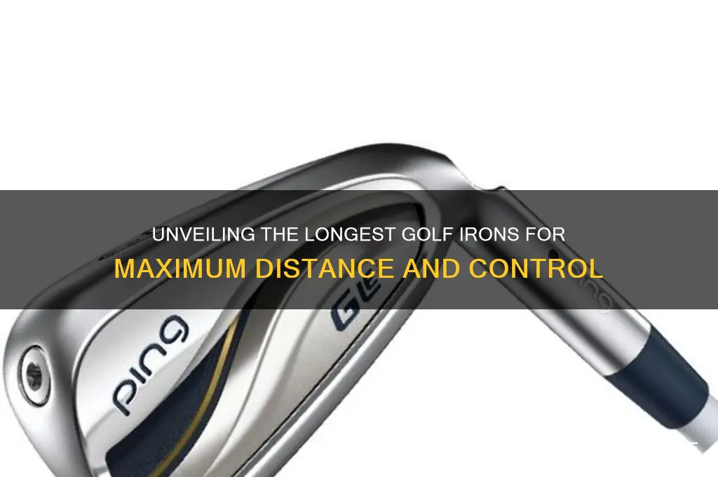 what are the longest golf irons
