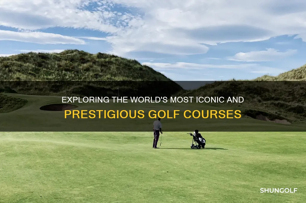 what are the major golf courses in the world