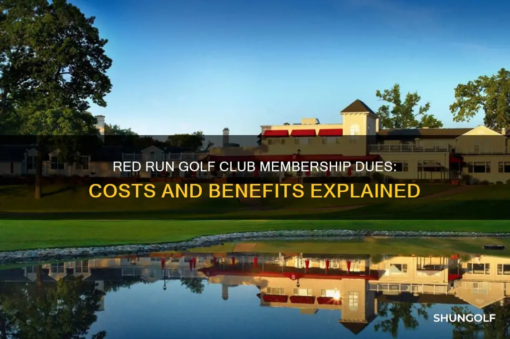 what are the membership dues for red run golf club