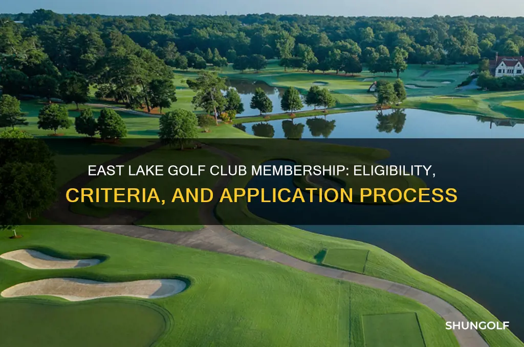 what are the membership requirements at east lake golf club