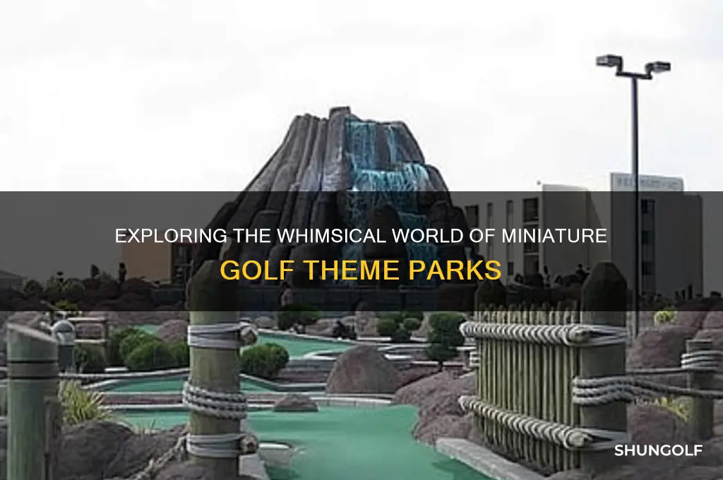 what are the minature golf theme places called
