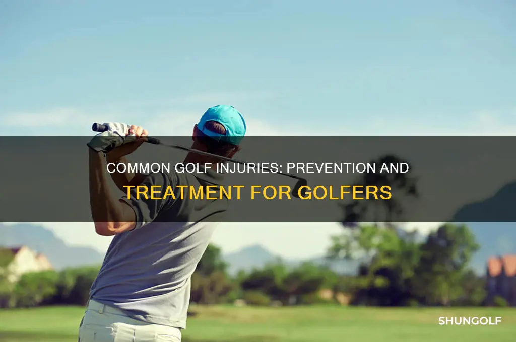 what are the most common golf injuries