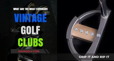Discover the Priciest Vintage Golf Clubs Ever Sold at Auction