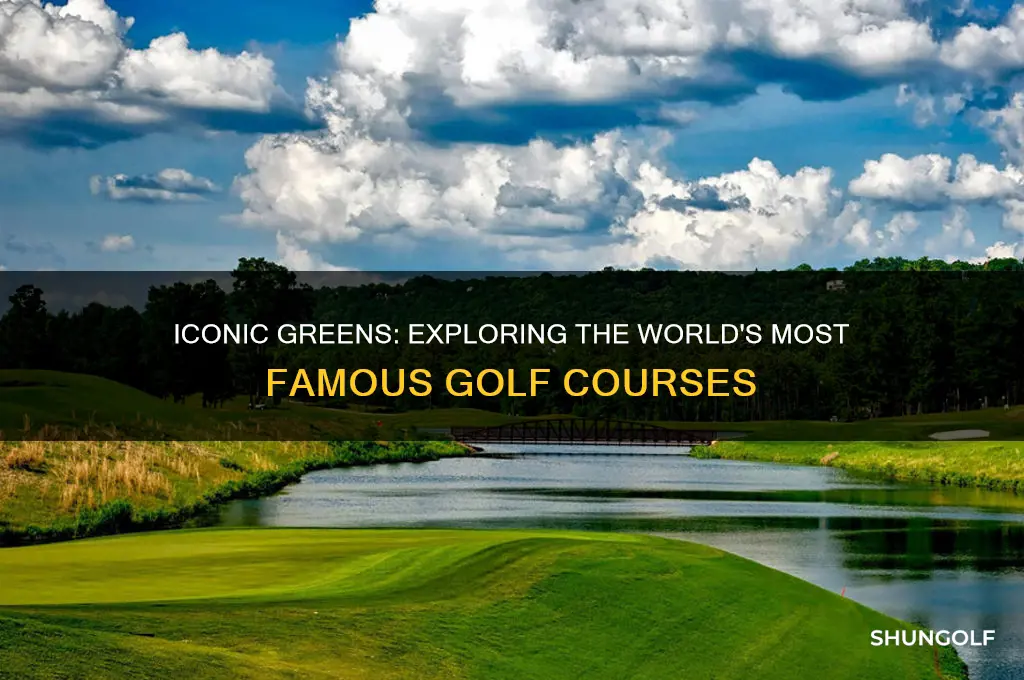 what are the most famous golf courses in the world