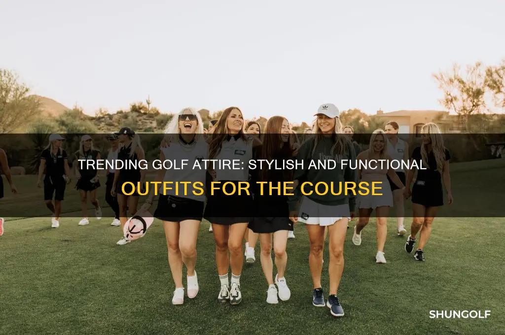 what are the most popular golf attire trends
