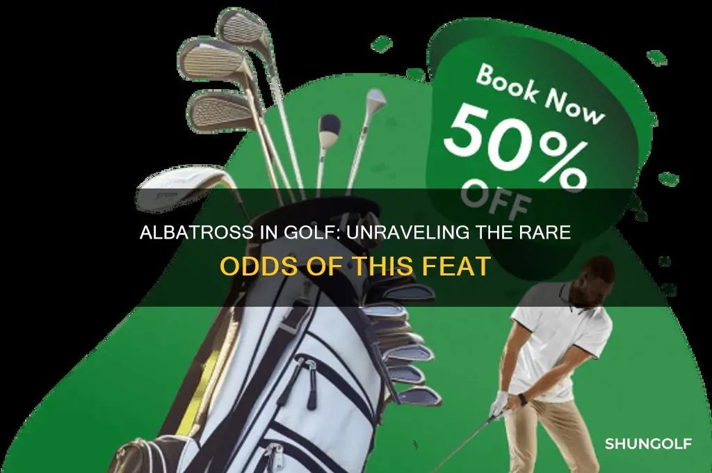 what are the odds of an albatross in golf