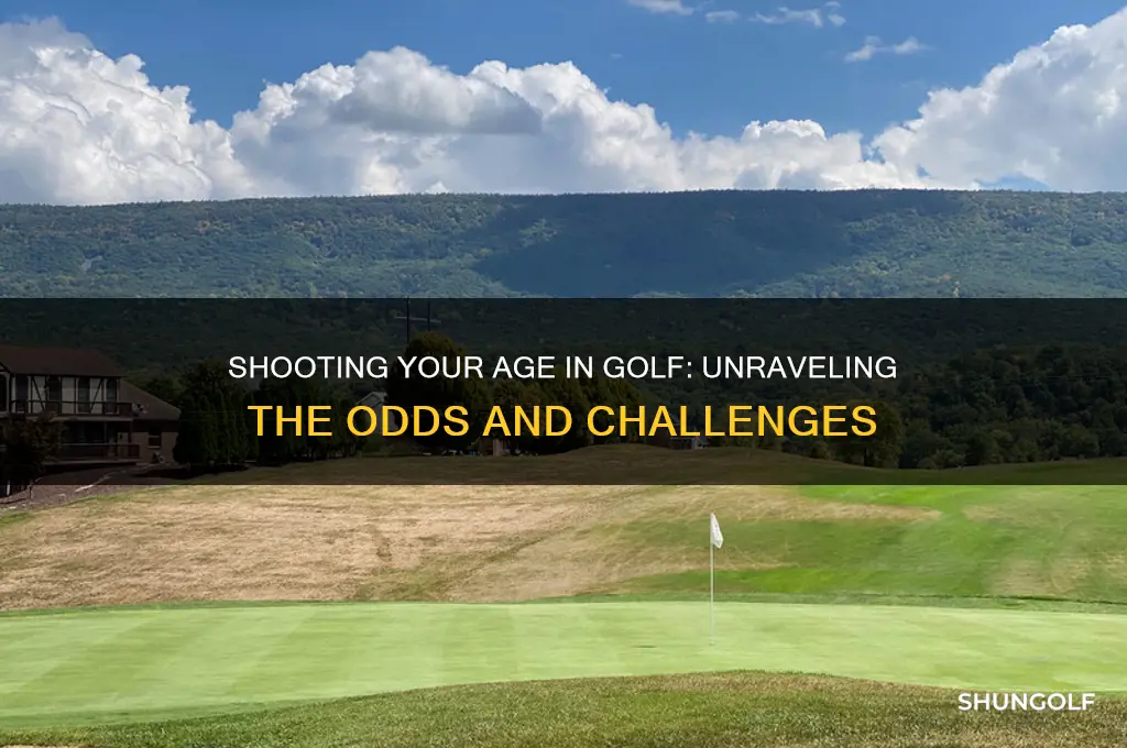 what are the odds of shooting your age in golf
