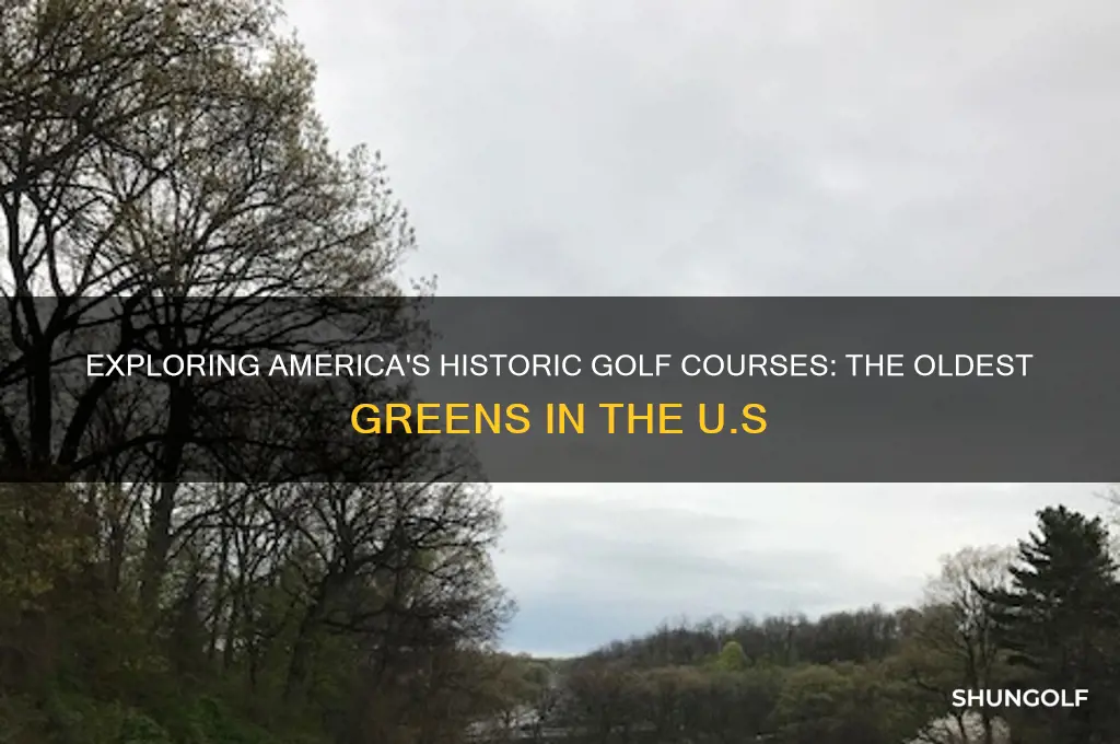 what are the oldest golf courses in the united states