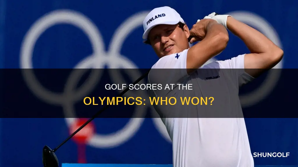 what are the olympic golf scores