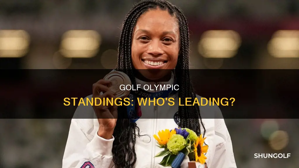 what are the olympic golf standings
