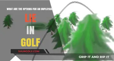 Unplayable Lie in Golf: Exploring Your Options and Strategies
