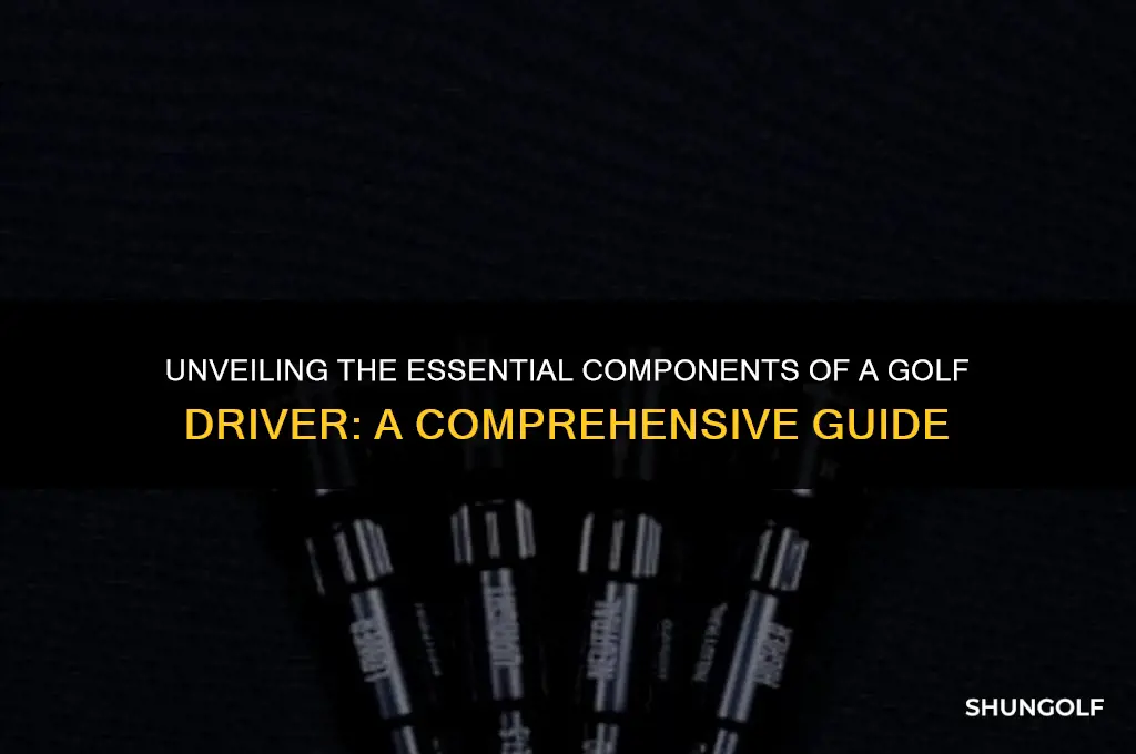 what are the parts of a golf driver