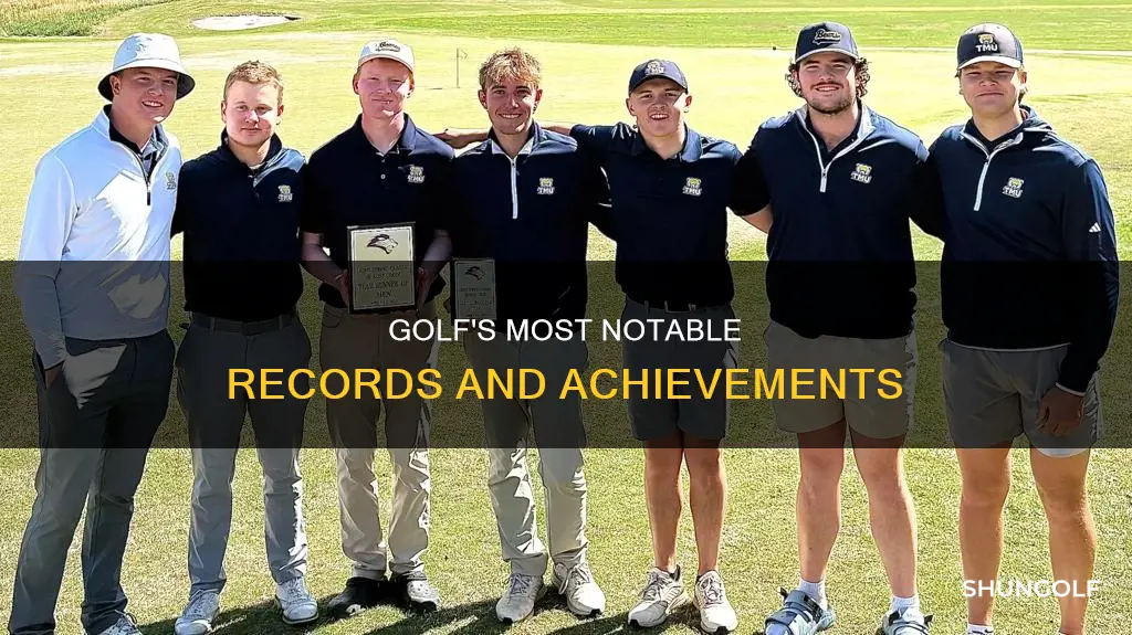 what are the records in golf