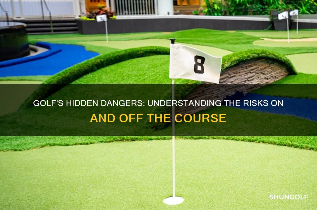 what are the risks associated with golf