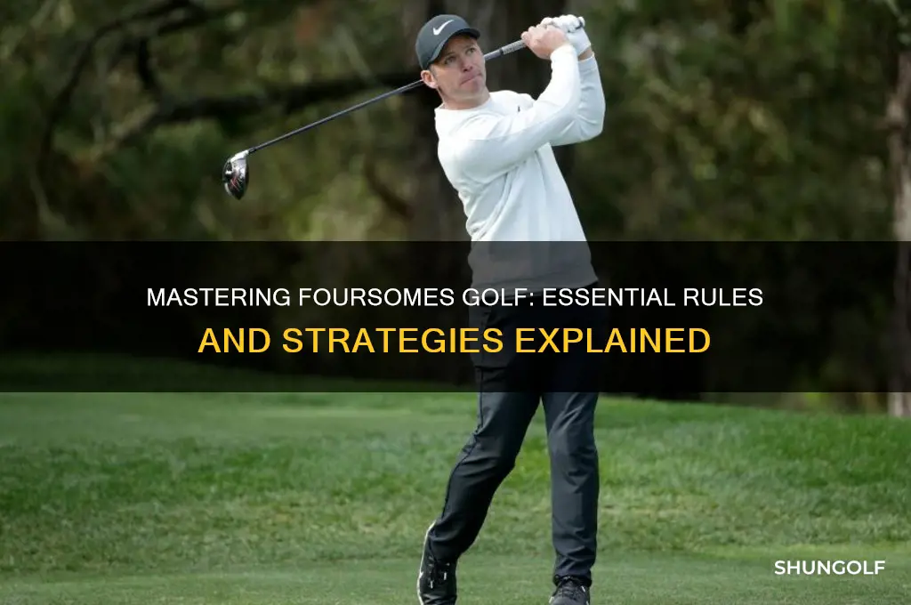 what are the rules for foursomes in golf
