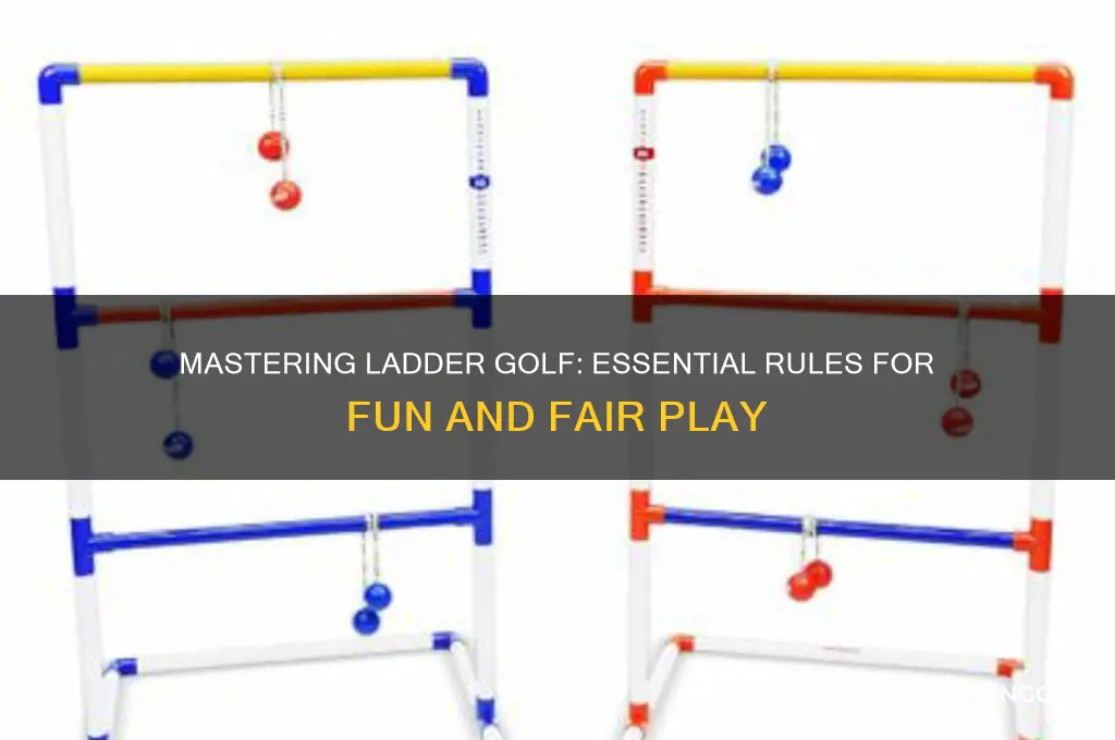 what are the rules for ladder golf