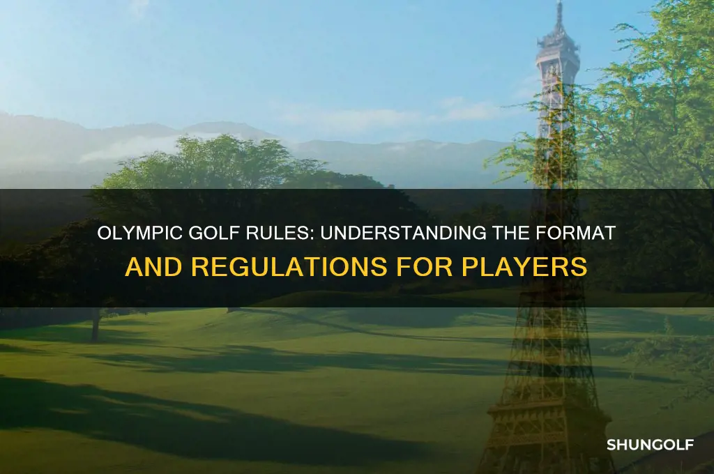 what are the rules for olympic golf
