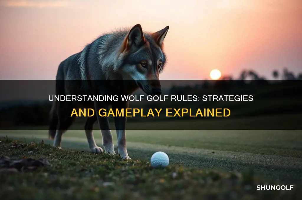 what are the rules for wolf in golf