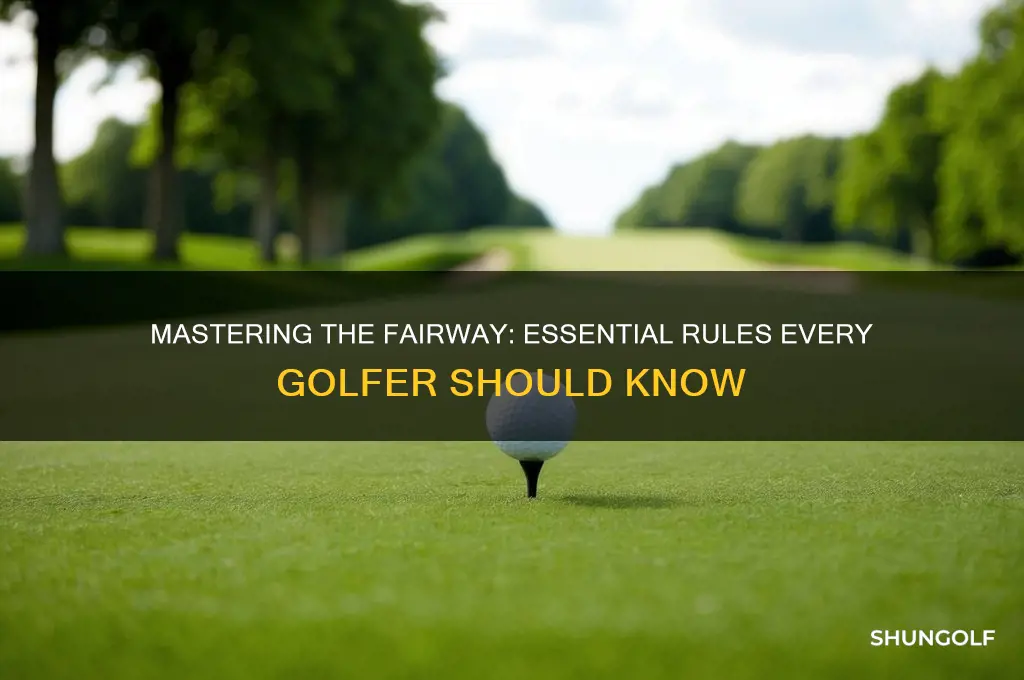 what are the rules of golf game