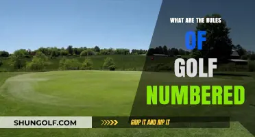 Understanding Golf's Numbered Rules: A Comprehensive Guide for Players