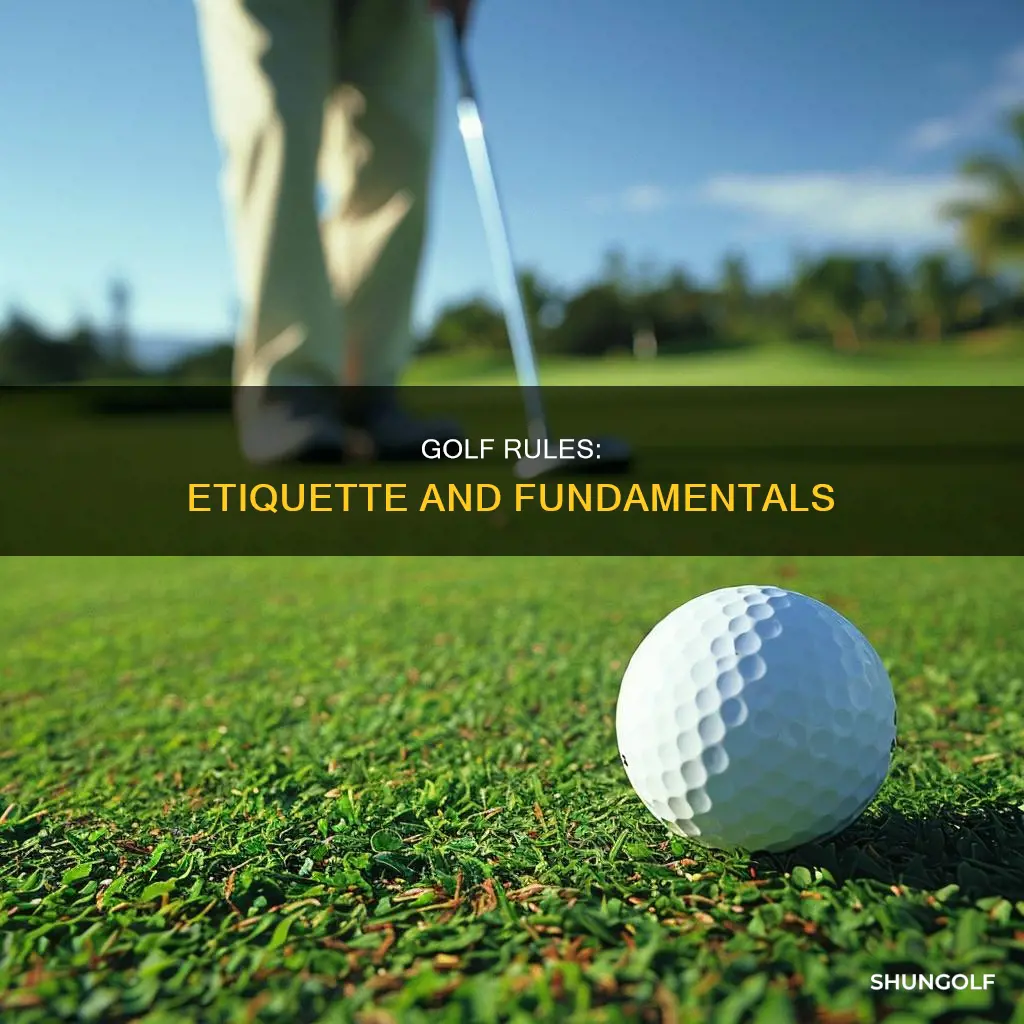 what are the rules of golf