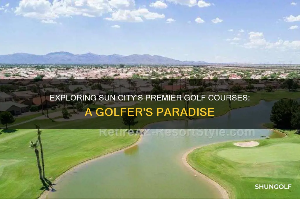 what are the sun city golf courses