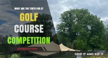 Understanding the Purpose of Tents at Golf Course Competitions
