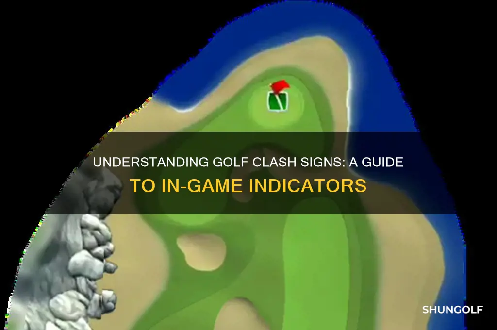 what are the those signs on a golf clash