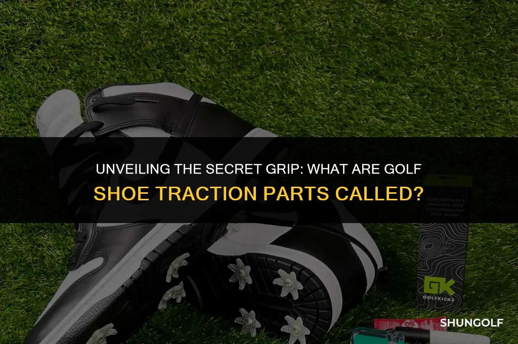 what are the traction parts of golf shoes called