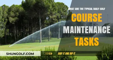 Daily Golf Course Maintenance: Essential Tasks for Pristine Greens and Fairways