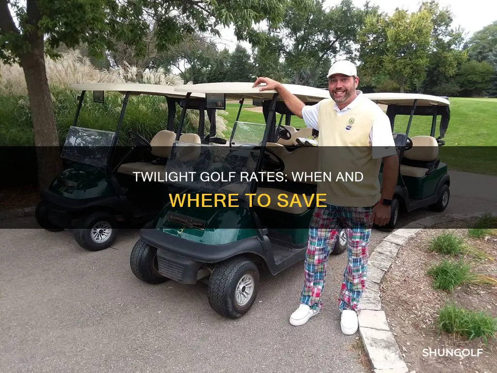 what are twilight golf rates