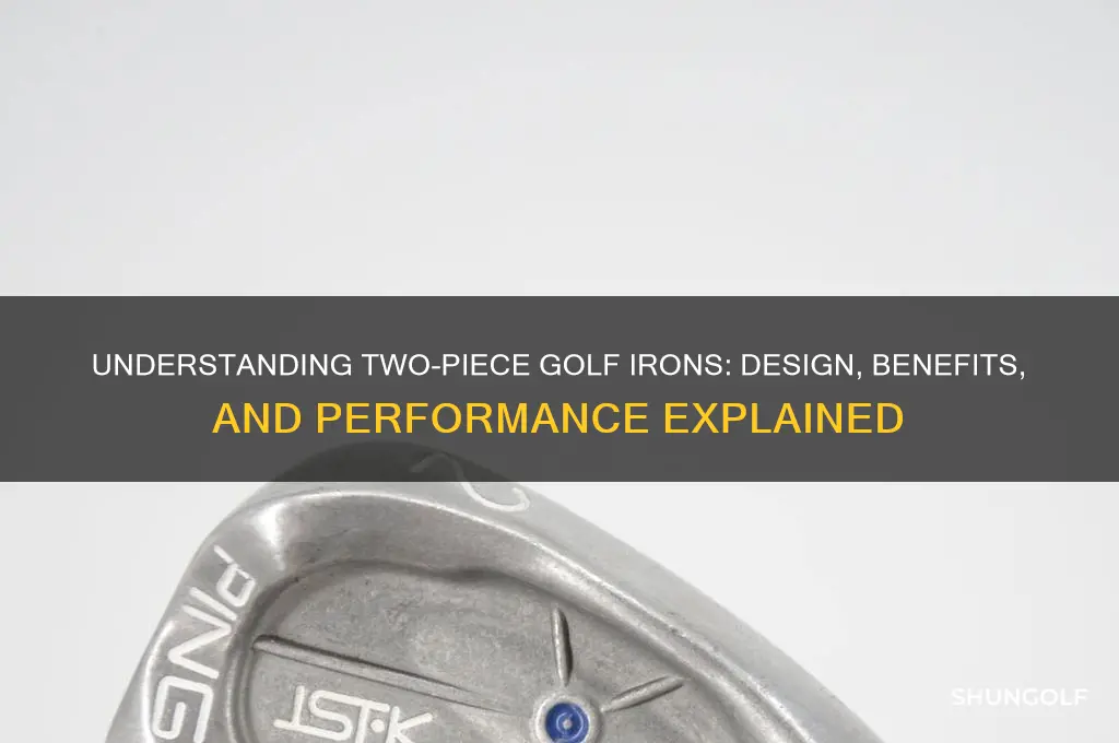 what are two piece irons in golf