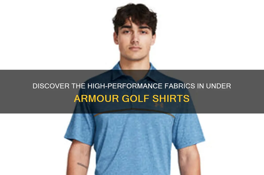 what are under armour golf shirts made of