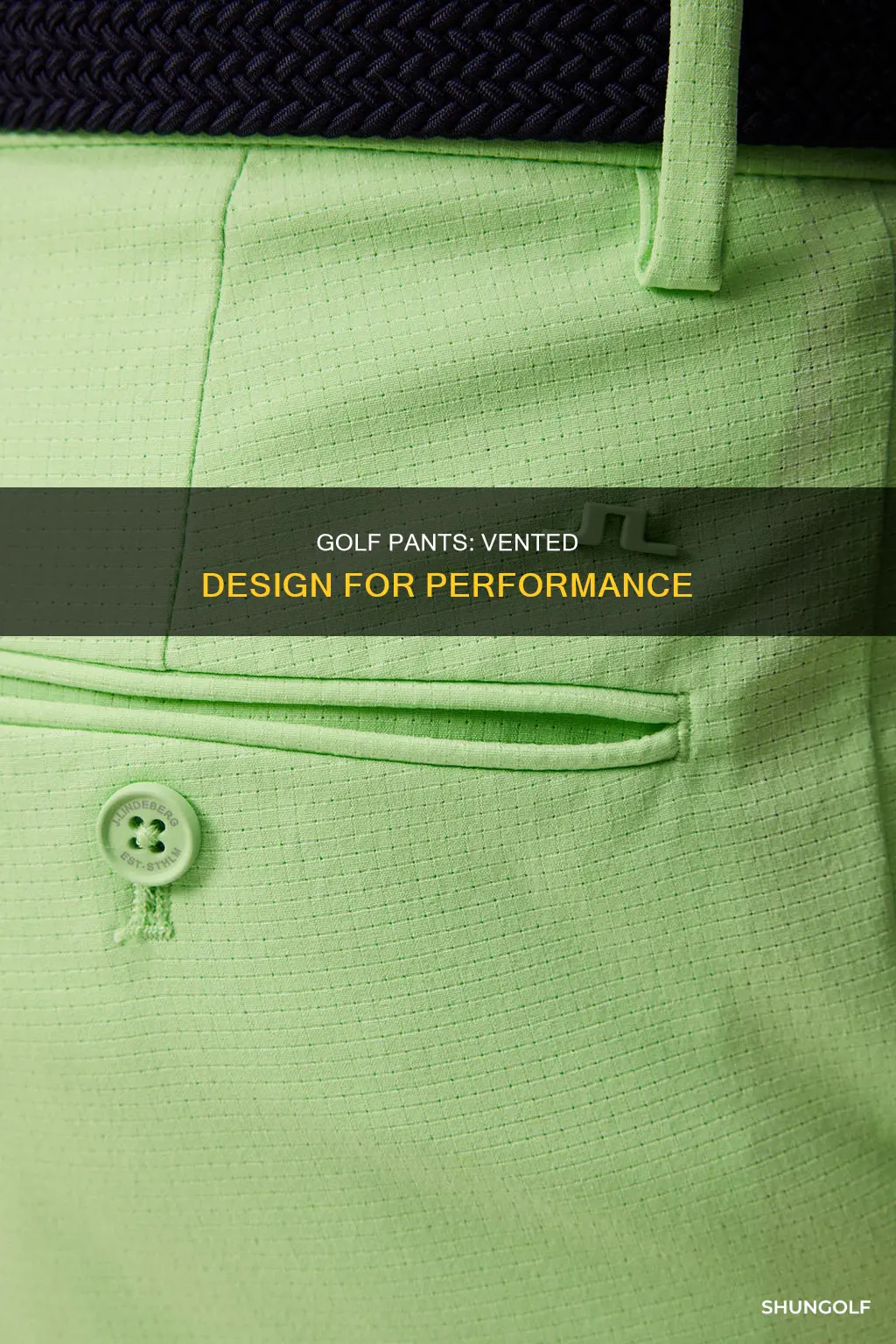 what are vented golf pants