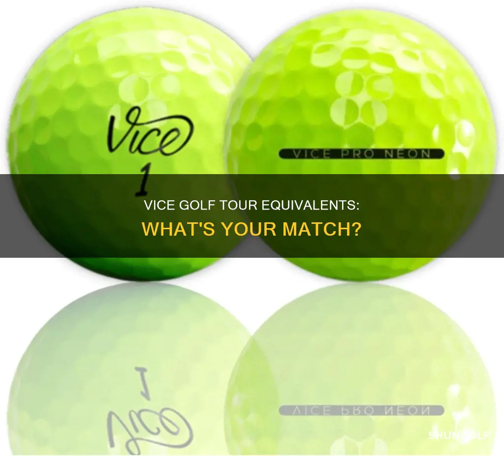 what are vice golf tour equivalents