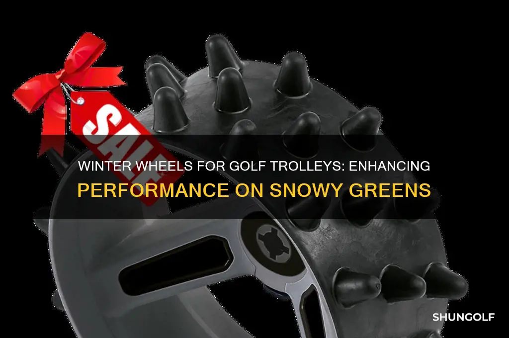 what are winter wheels on a golf trolley