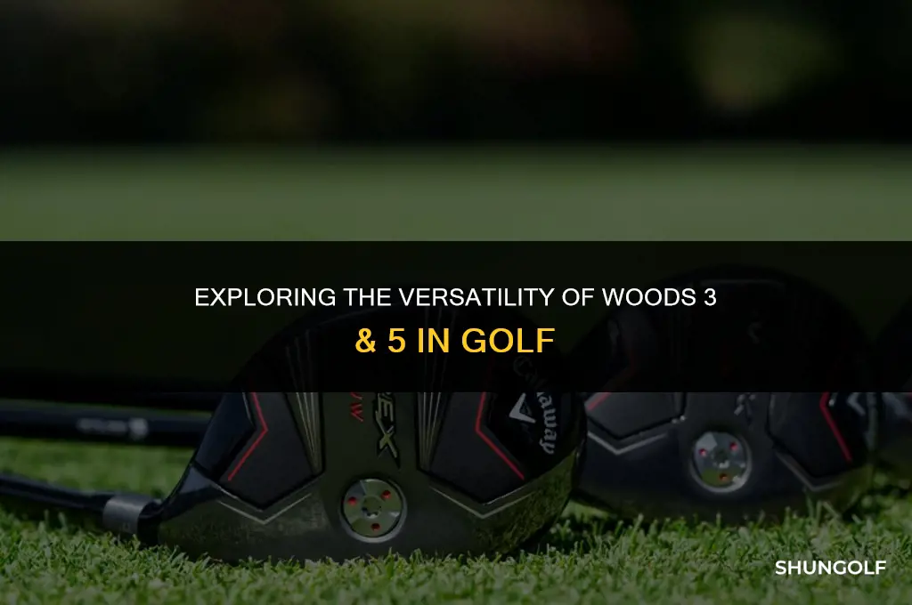 what are woods 3 & 5 used for in golf