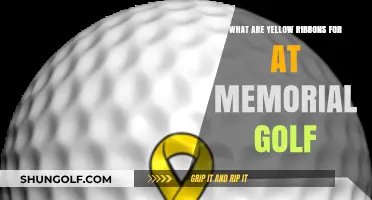 Yellow Ribbons at Memorial Golf: Honoring Military Sacrifices and Service