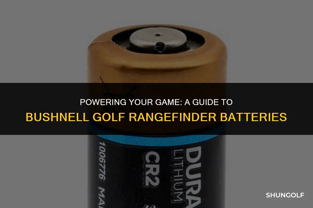 what battery does a bushnell golf rangefinder use