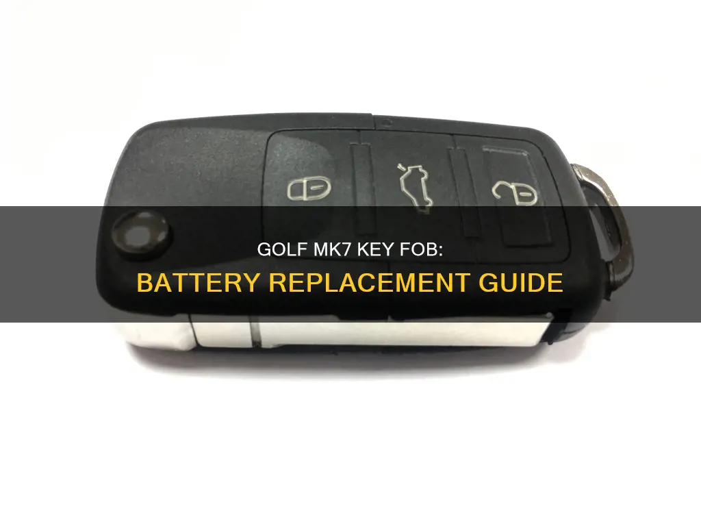what battery for golf mk7 key