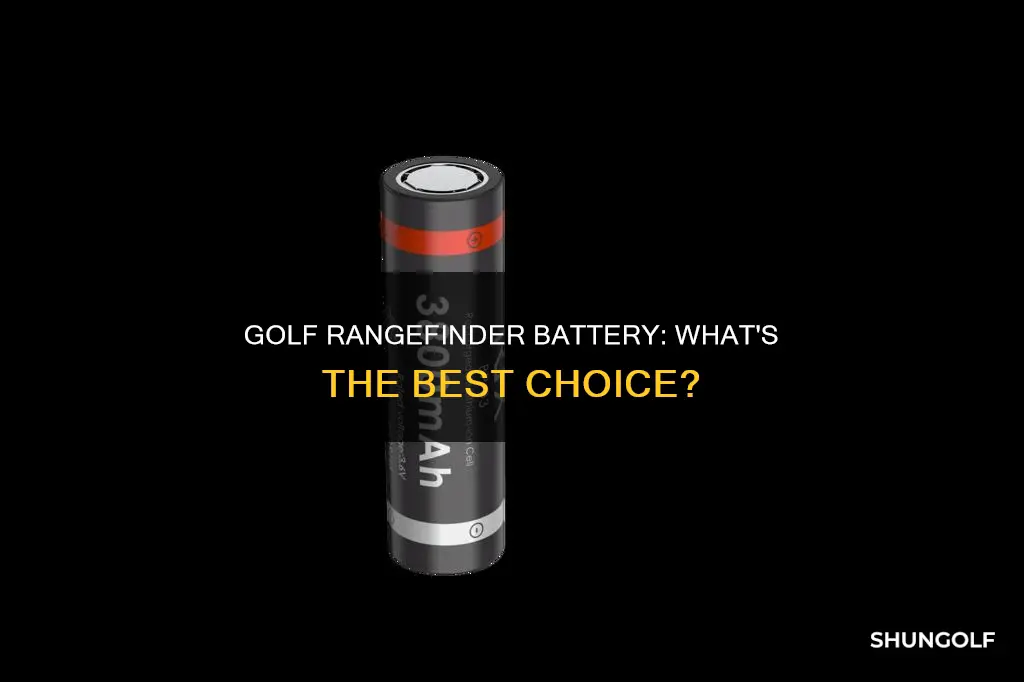what battery goes in golf rangefinder
