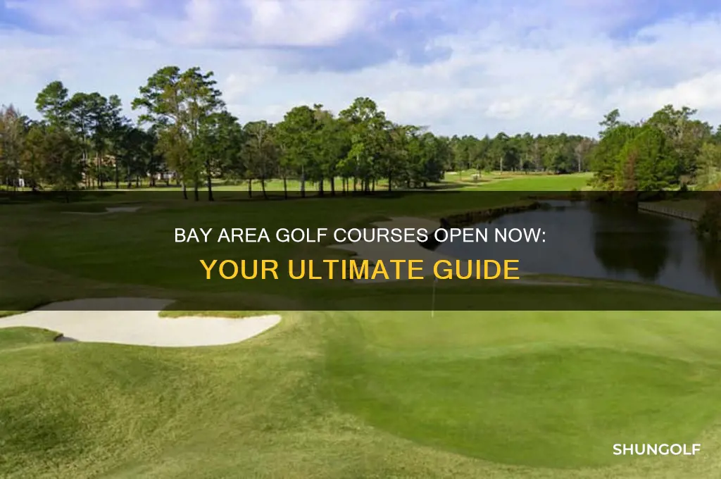 what bay area golf courses are open