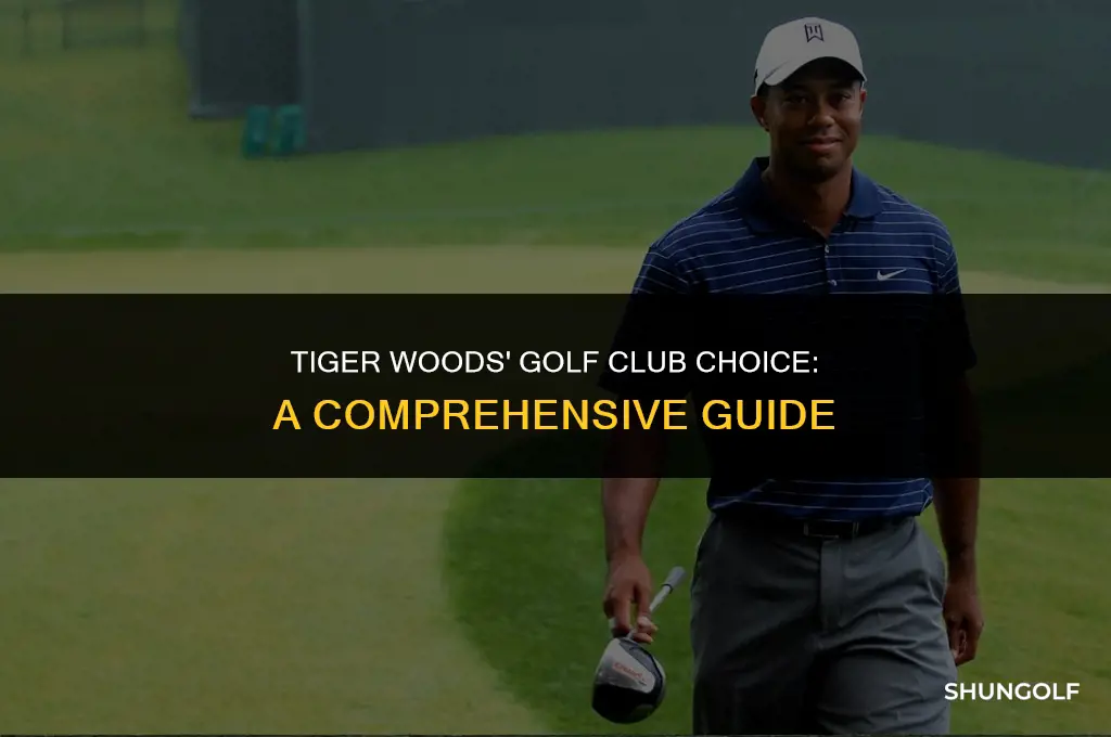what brand golf cubs is tiger woods using