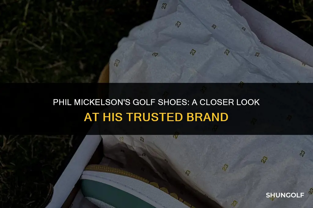 what brand golf shoes does phil mickelson wear