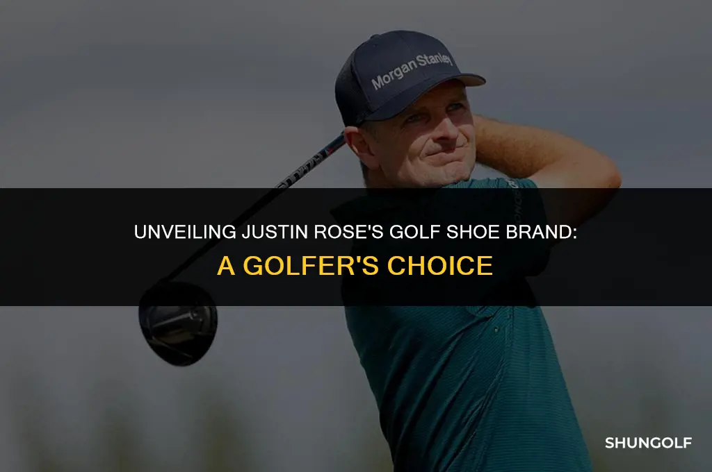 what brand of golf shoes does justin rose wear