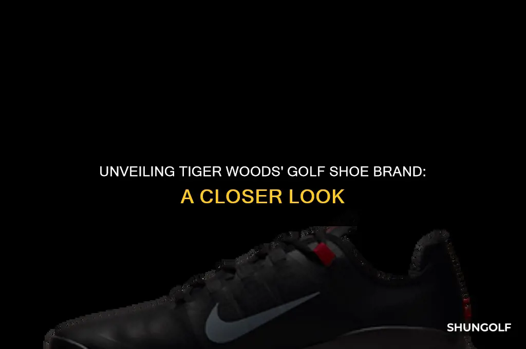 what brand of golf shoes does tiger woods wear