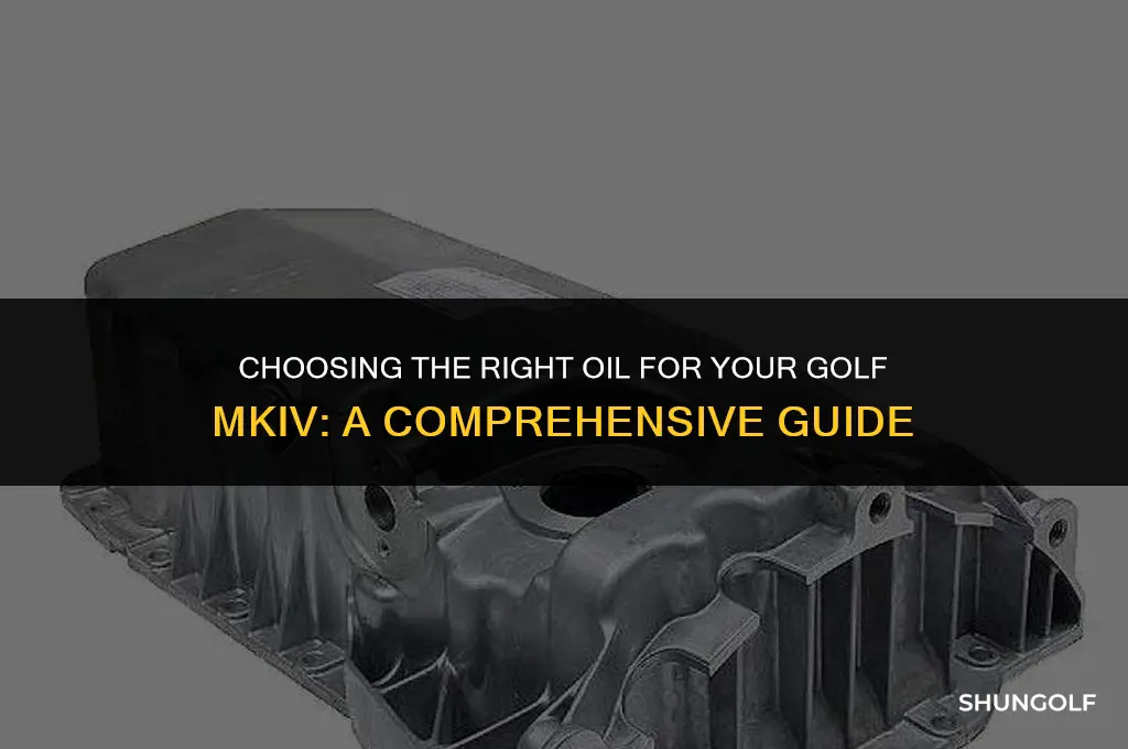 what brand oil should i use for my golf mkiv